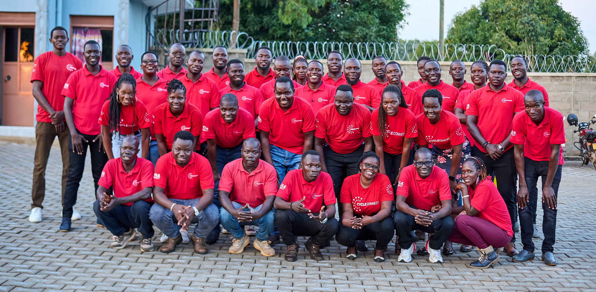 The Cycle Connect team in Northern Uganda